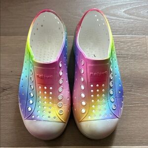 Native Kids Rainbow Slip-On Water Shoes